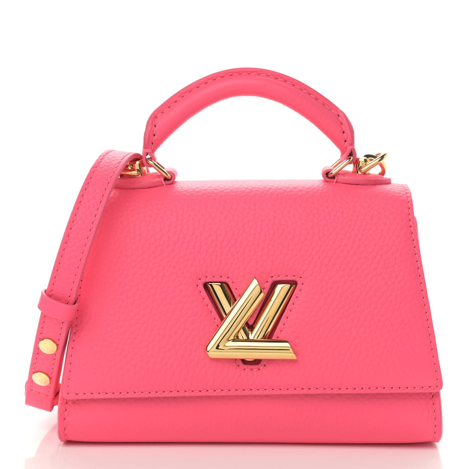Louis Vuitton Taurillon Twist One Handle BB Dragon Fruit 3 of 12
