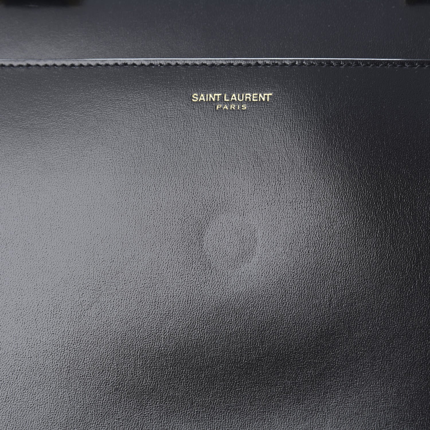Saint Laurent Shiny Calfskin Medium Uptown Tote Black 12 of 12