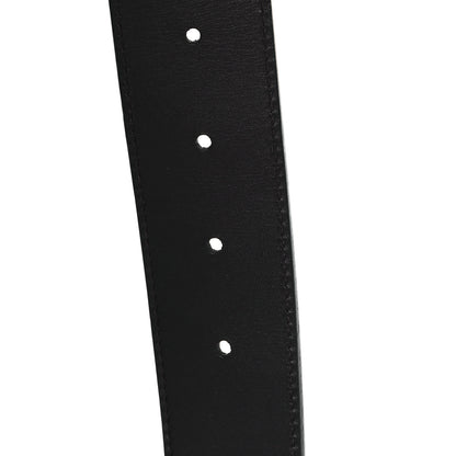 Gucci Guccissima Signature Interlocking G Reversible 37mm Belt 90 36 Black Cocoa 3 of 4