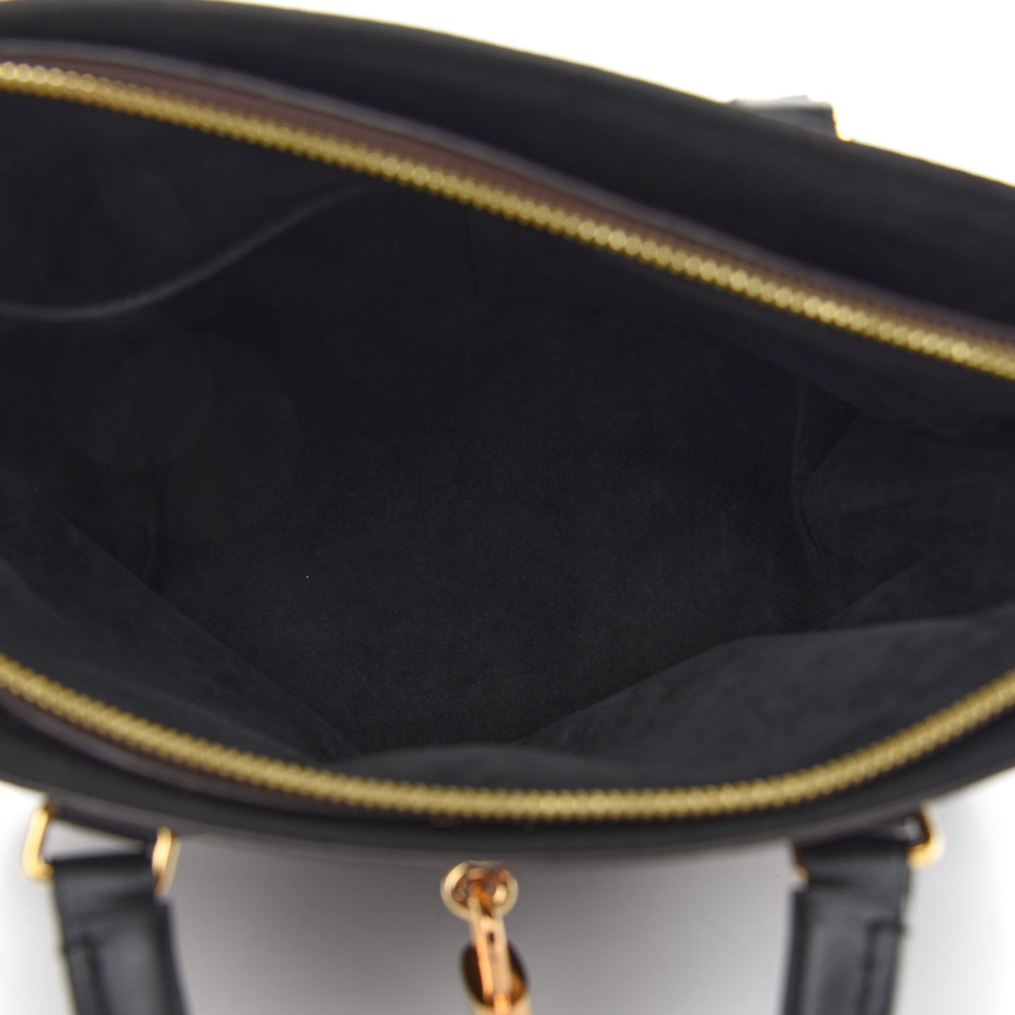 Monogram Flower Zipped Tote PM Black