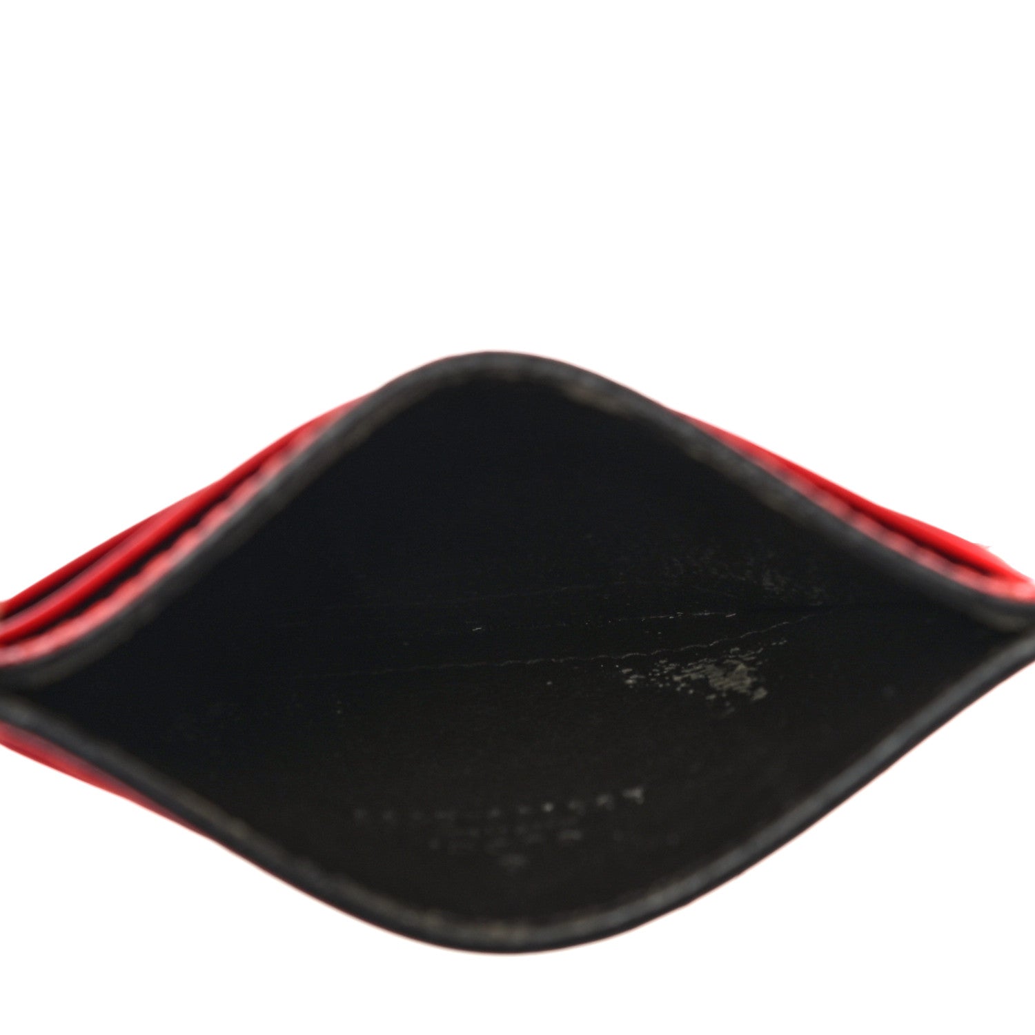 Gucci Guccissima Card Holder Red 5 of 17