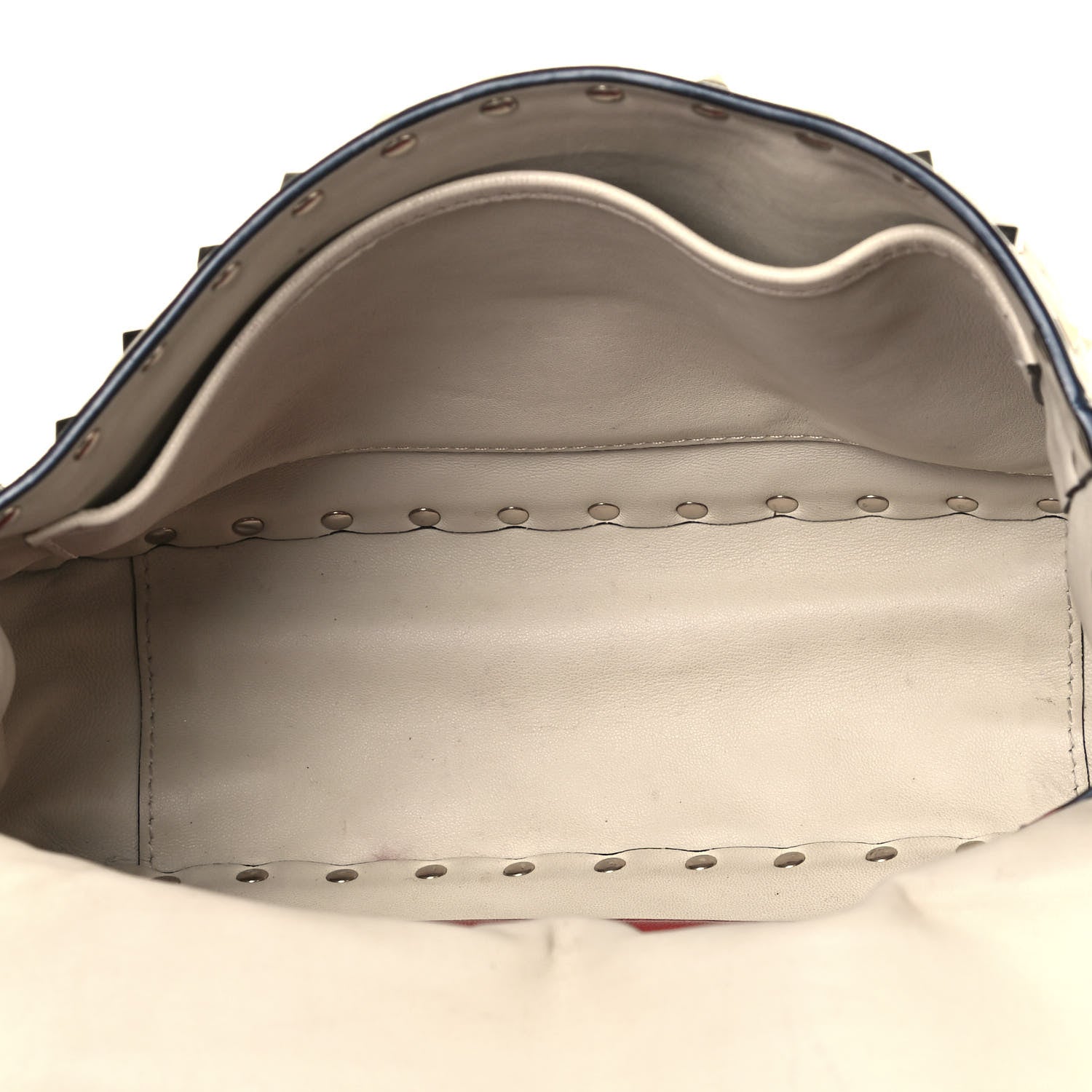 Valentino Garavani Nappa Medium Rockstud Spike Shoulder Bag Light Ivory 5 of 21