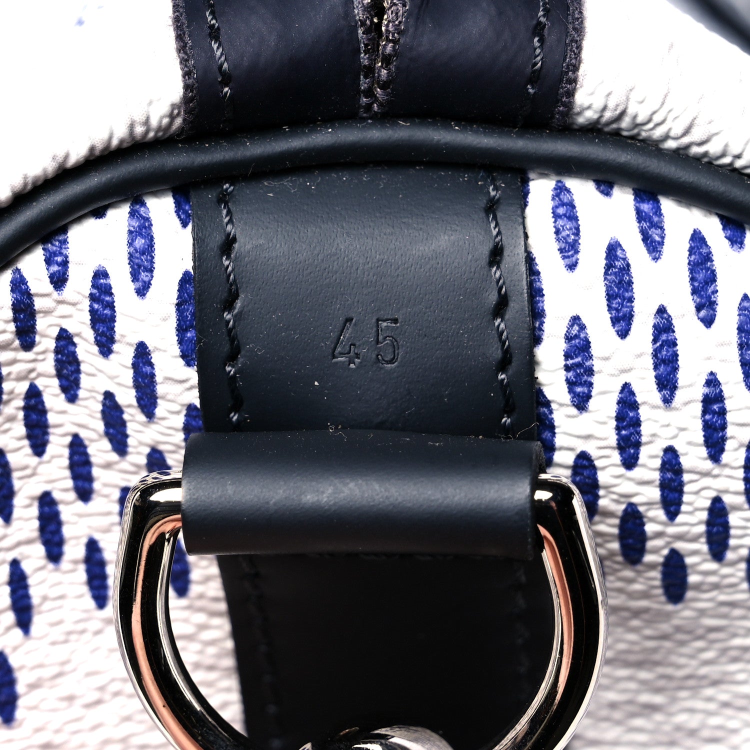Louis Vuitton Damier Azur Latitude America's Cup Keepall Bandouliere 45 9 of 14