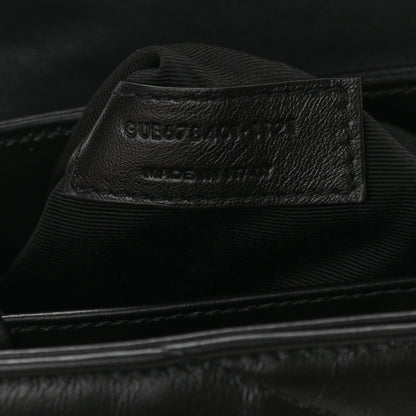 Saint Laurent Calfskin Y Quilted Monogram Toy Loulou Crossbody Bag Black 7 of 10