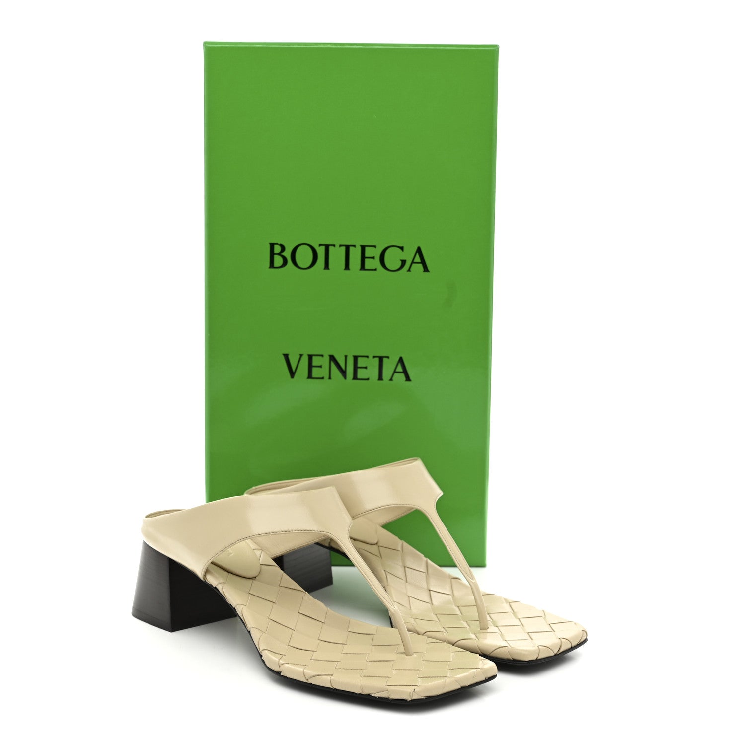 Bottega Veneta Cushion Lux Marella Thong Sandals 39.5 Light Butterscotch 9 of 9