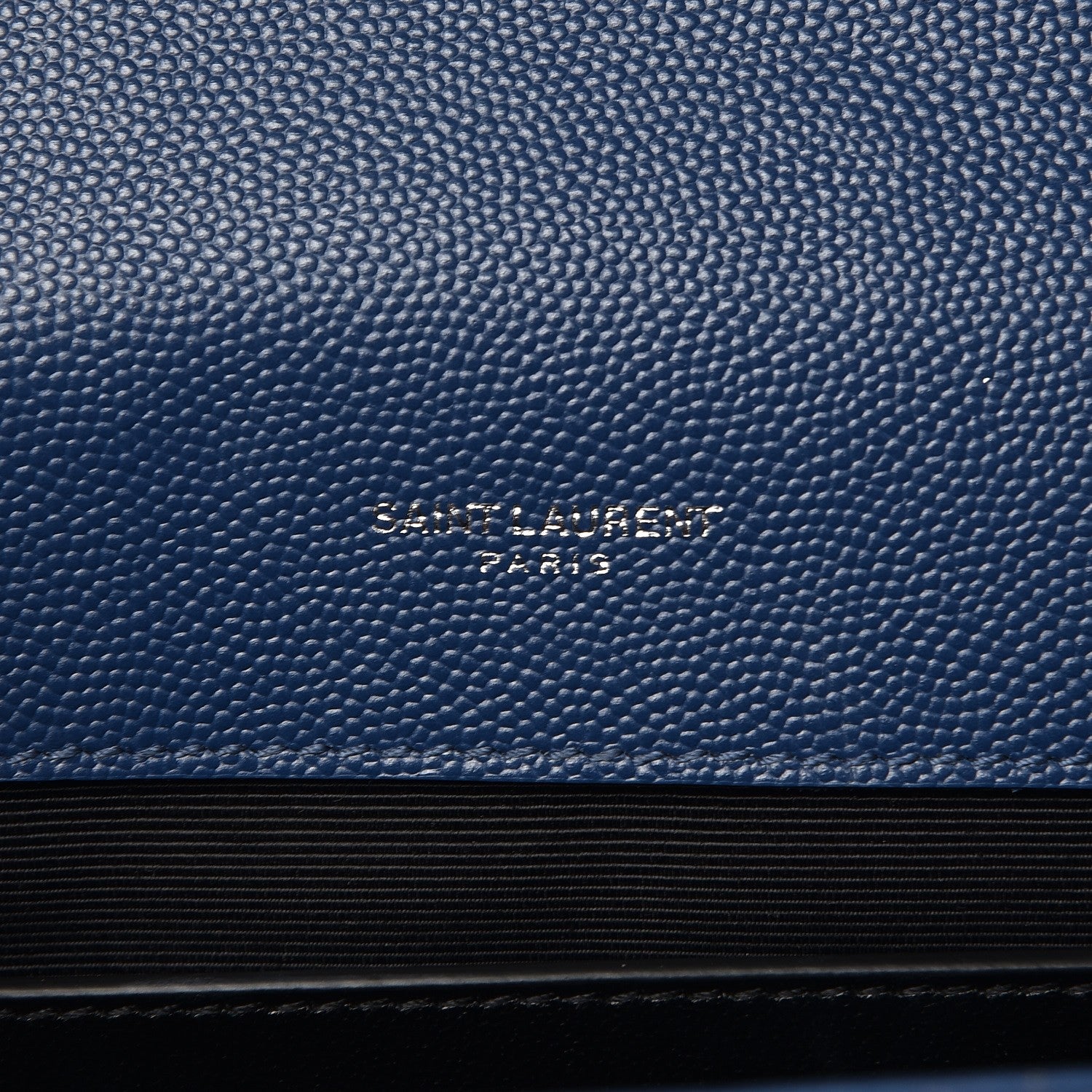 Saint Laurent Grain De Poudre Textured Mixed Matelasse Triquilt Medium Monogram Satchel Denim 7 of 8