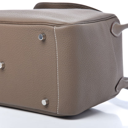 Hermes Taurillon Clemence Lindy 30 Etoupe 7 of 11