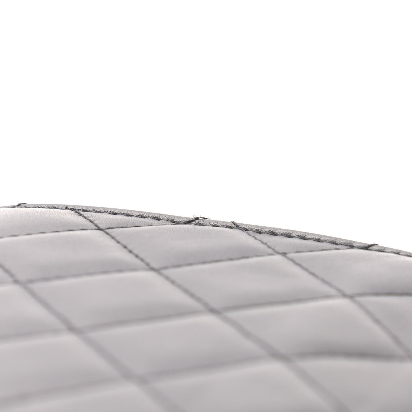 Calfskin Quilted Cambon Yen Wallet Black