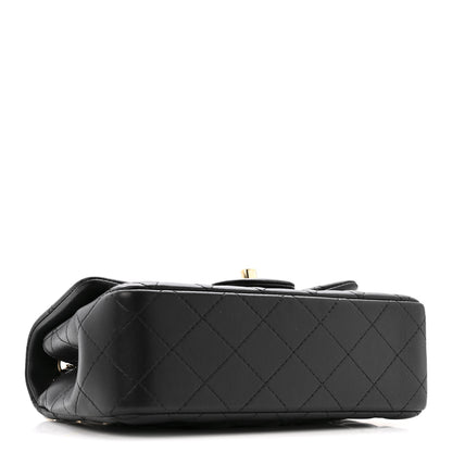 Chanel Lambskin Quilted Mini Rectangular Flap Black 4 of 12