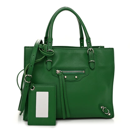 Balenciaga Calfskin Papier Mini A4 Tote Vert Emeraude 1 of 11