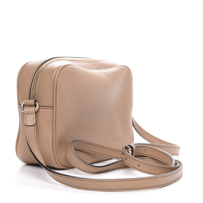 Gucci Pebbled Calfskin Small Soho Disco Bag Rose Beige 3 of 11