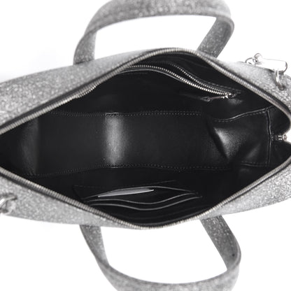 Balenciaga Glitter XS Triangle Duffle Argent Black 5 of 10