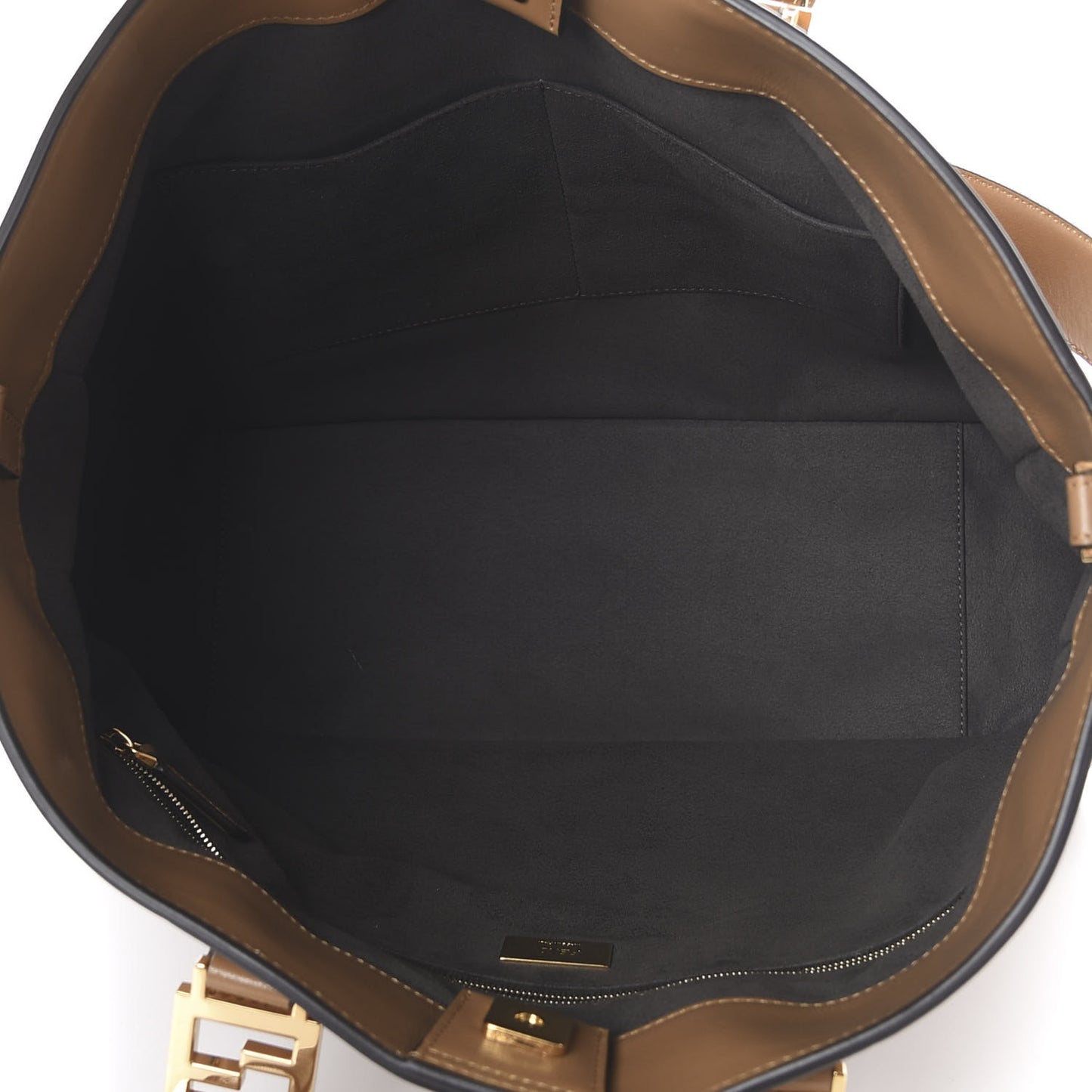 Vitello Glacier Medium FF Tote Nocciola