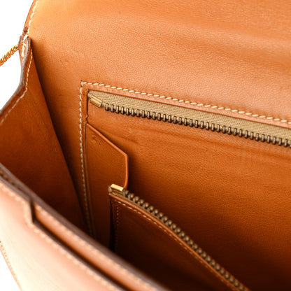 Hermes Box Lydie Clutch Gold 13 of 14