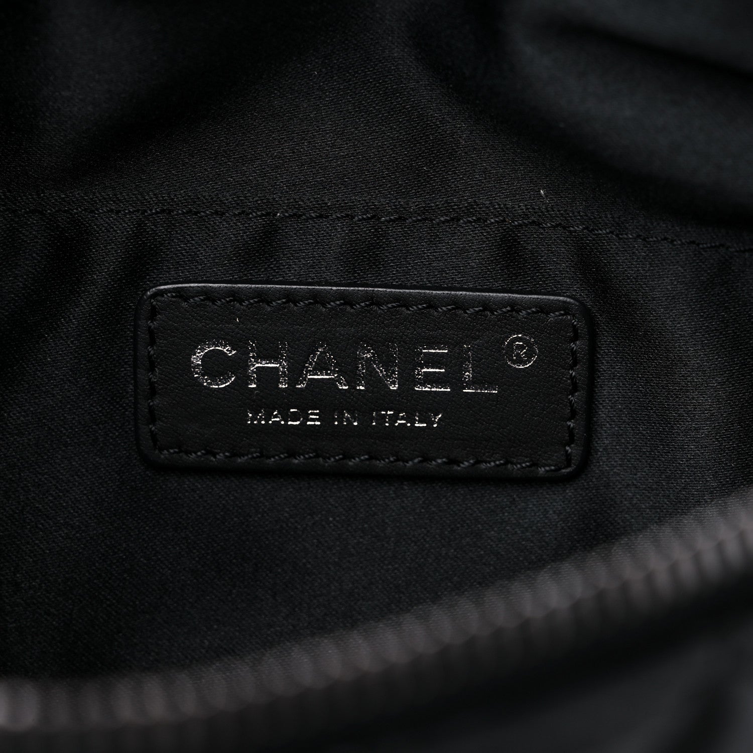 Chanel Lambskin Quilted Banane Waist Bag Fanny Pack Black 6 of 9