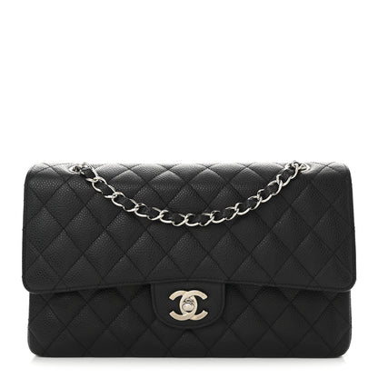 Chanel Caviar Quilted Medium Double Flap Black 1 of 10
