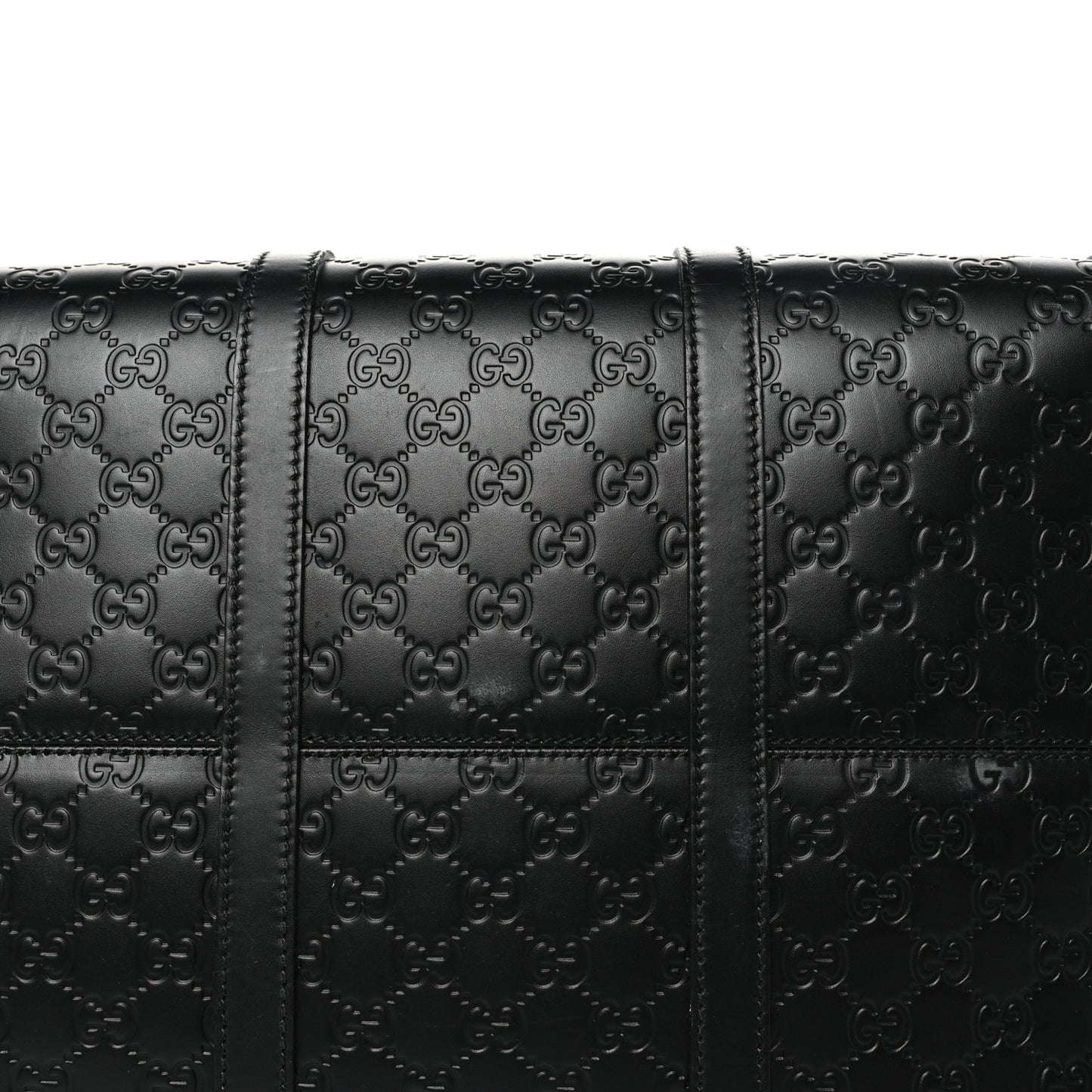 Guccissima Signature Medium Duffle Black