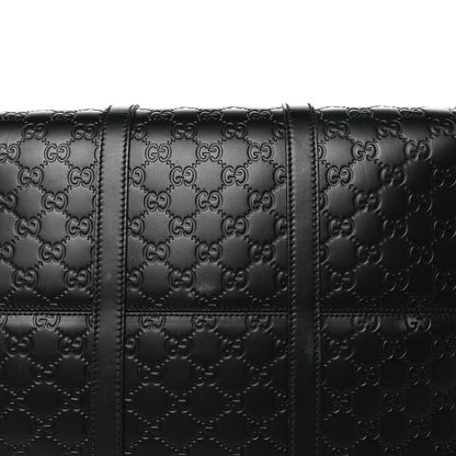 Gucci Guccissima Signature Medium Duffle Black 10 of 12