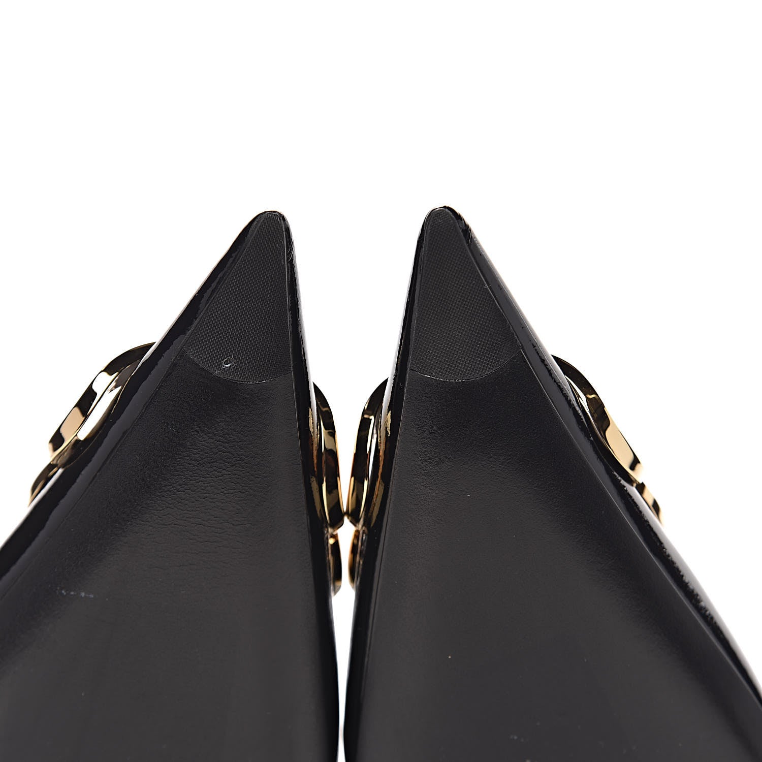 Balenciaga Patent BB Pointy Toe Ankle Booties 39.5 Black 9 of 11