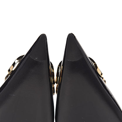 Balenciaga Patent BB Pointy Toe Ankle Booties 39.5 Black 9 of 11