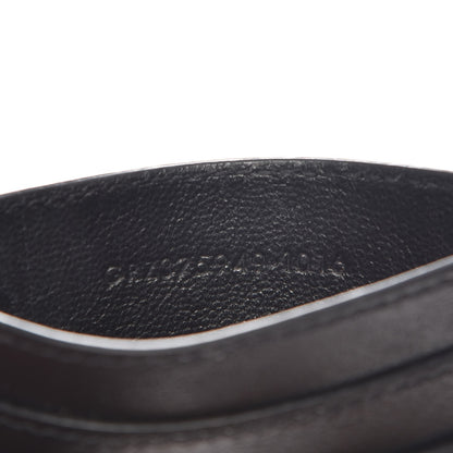 Saint Laurent Calfskin Multi Patch Credit Card Case Black 7 of 7