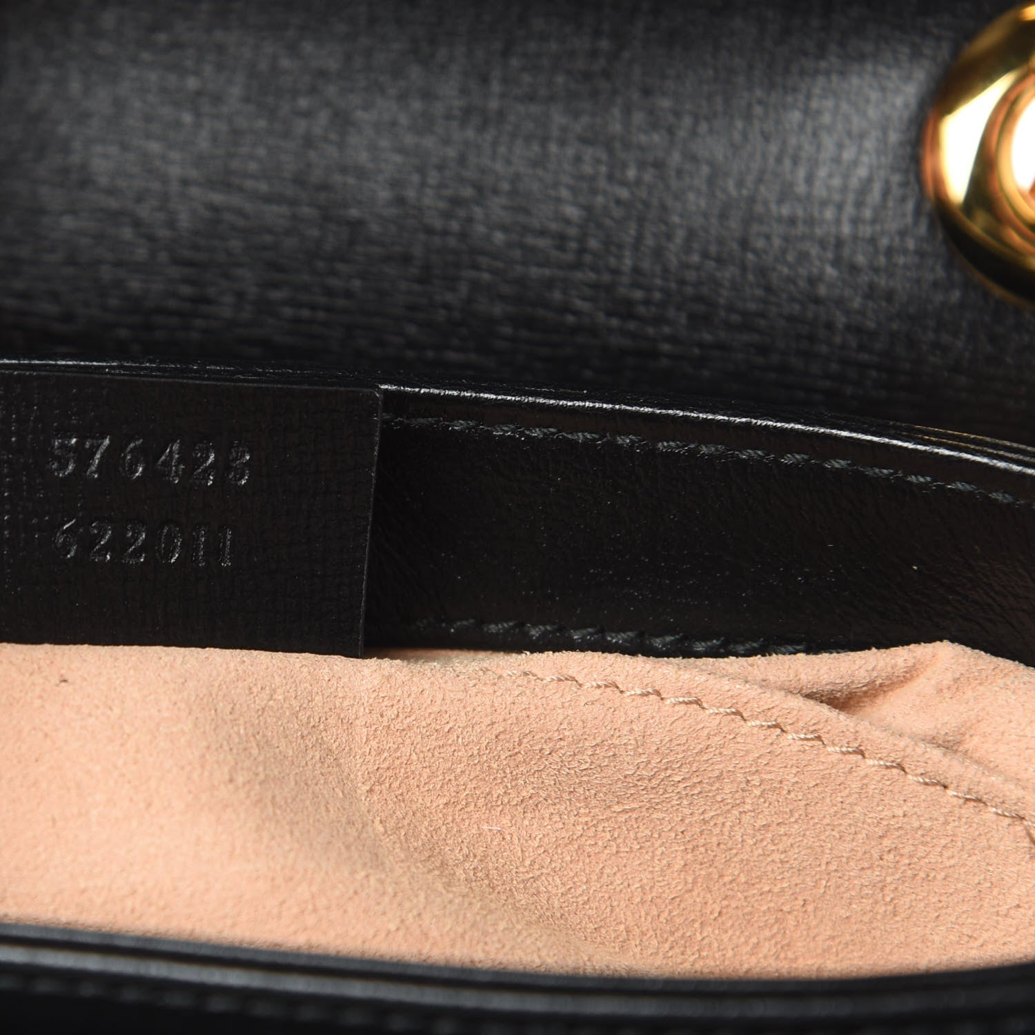 Gucci Azalea Calfskin Mini Marina Chain Shoulder Bag Black 9 of 12