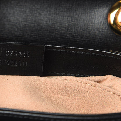 Gucci Azalea Calfskin Mini Marina Chain Shoulder Bag Black 9 of 12