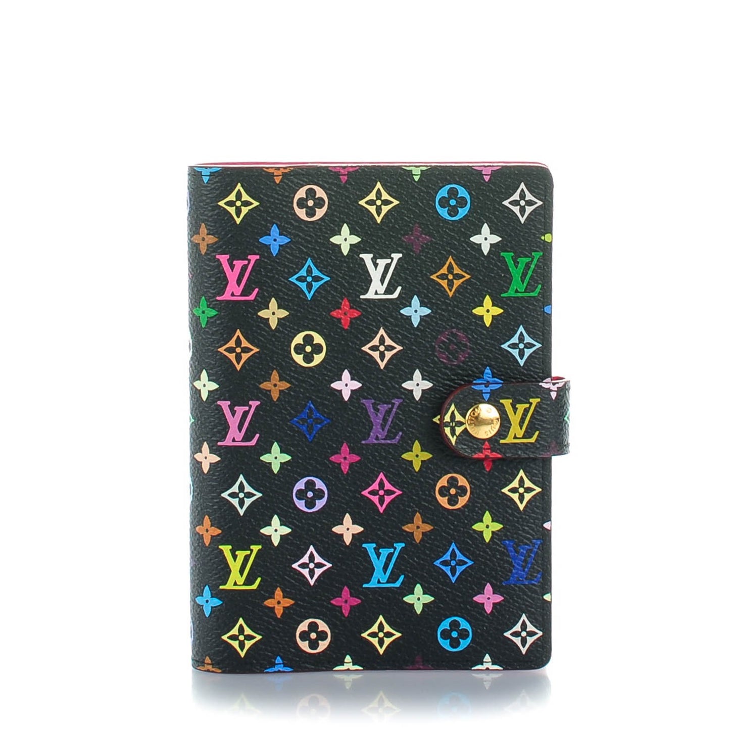 Monogram Multicolor Small Ring Agenda Cover Black Grenade