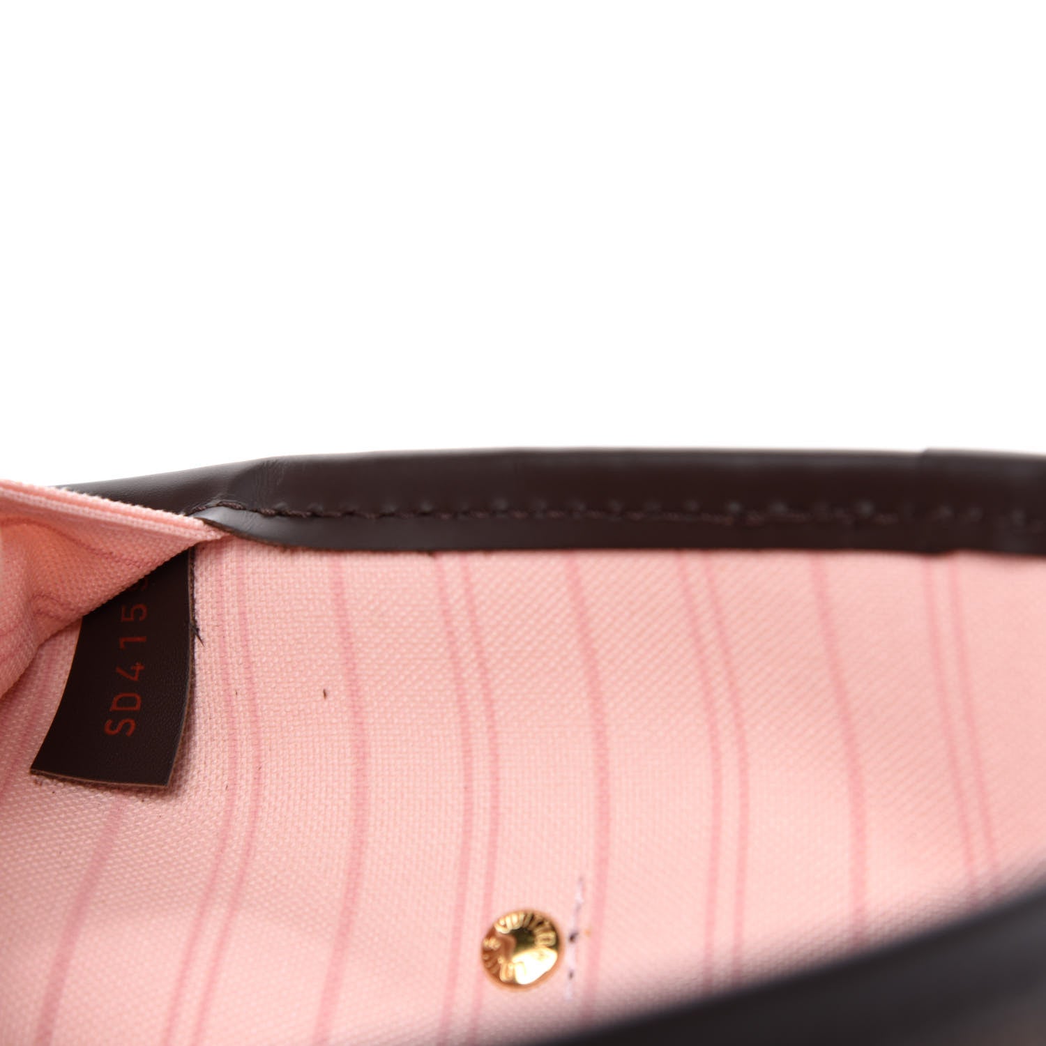 Louis Vuitton Damier Ebene Neo Neverfull MM Rose Ballerine 10 of 11