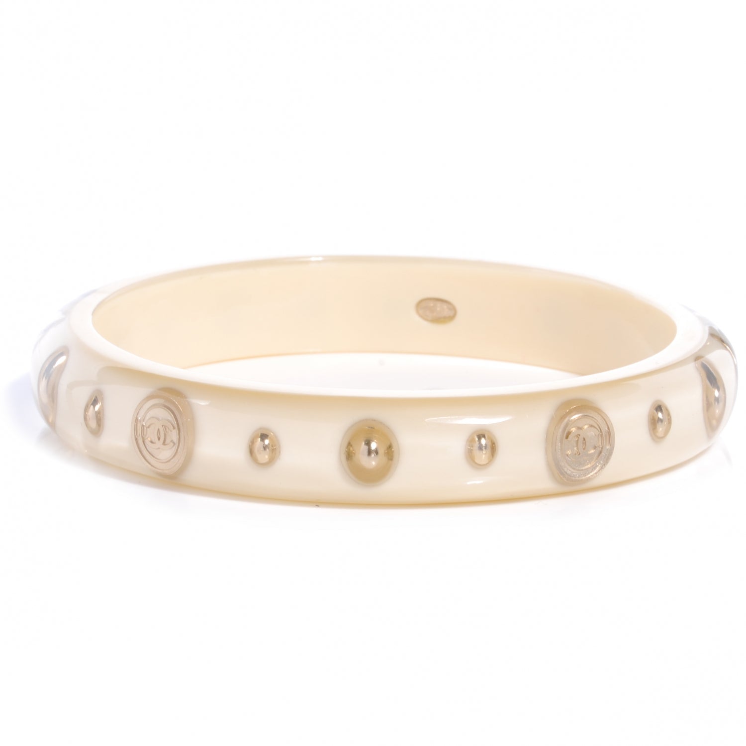 Chanel Resin CC Bangle 1 of 4