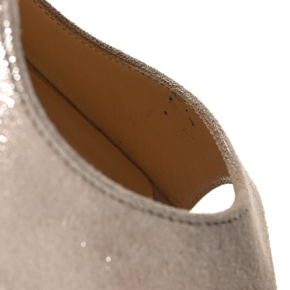 Jimmy Choo Shimmer Suede Emily 85 Sandal 40.5 Sand 9 of 10