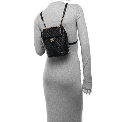 Chanel Lambskin Quilted Mini Urban Spirit Backpack Black 2 of 12