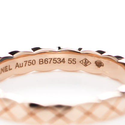 Chanel 18K Beige Gold Mini Coco Crush Ring 55 7.25 5 of 6