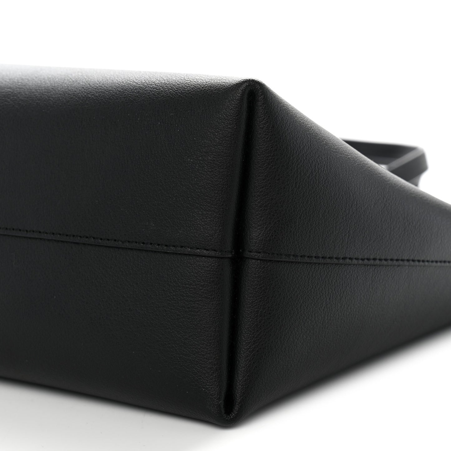Calfskin Large Shopping Tote Black