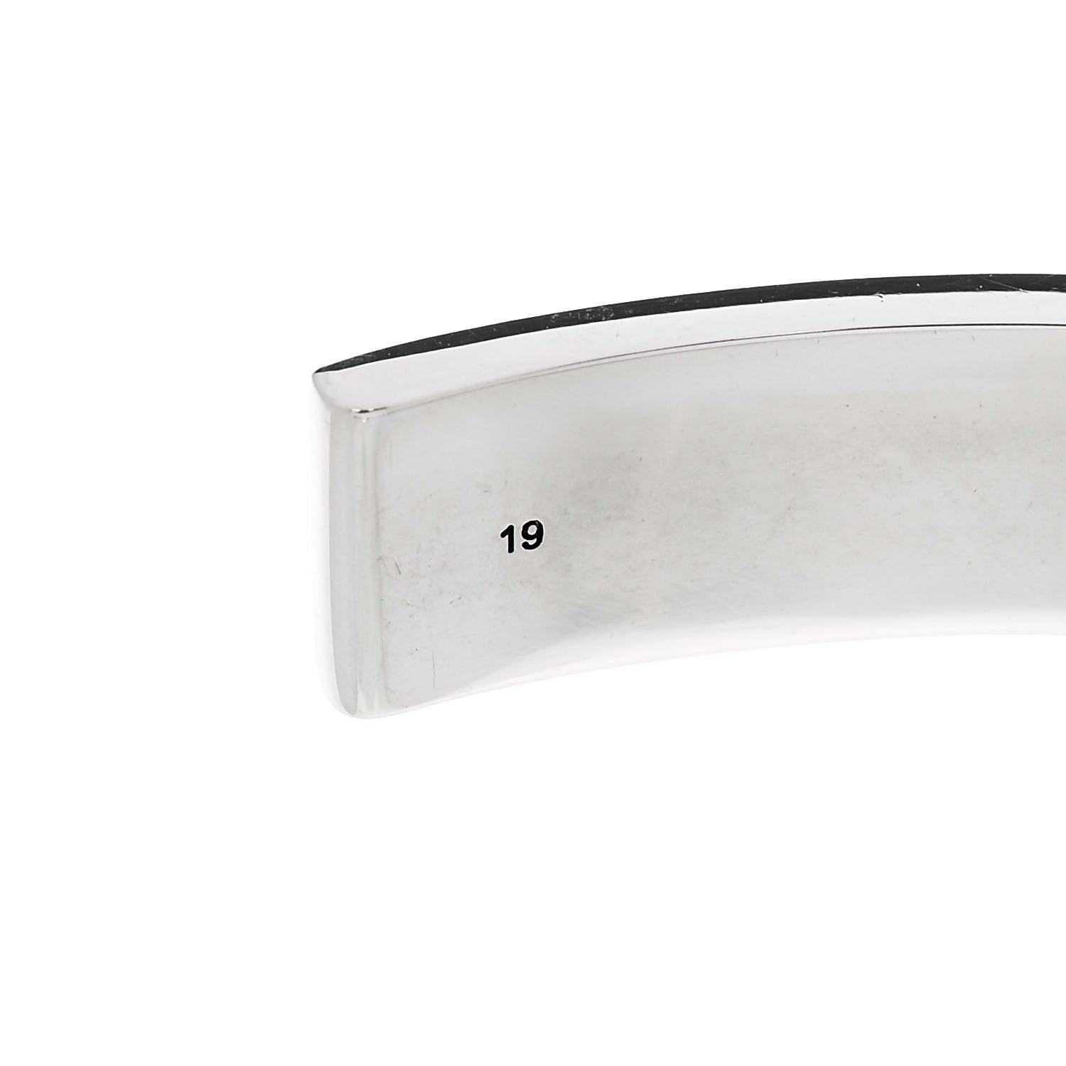 Gucci Sterling Silver Bee GG Cuff Bracelet 4 of 5