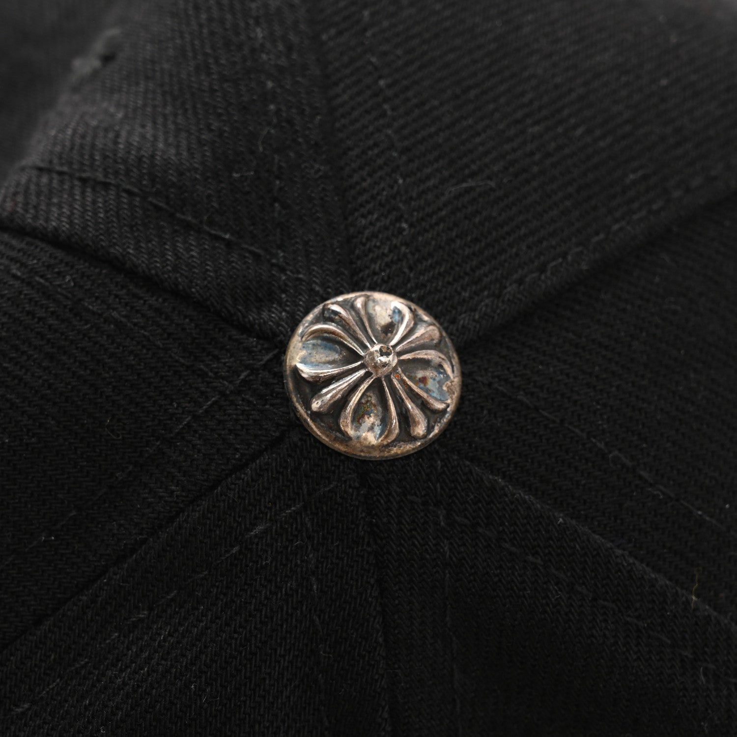 Chrome Hearts Cotton Baseball Hat Black 10 of 10