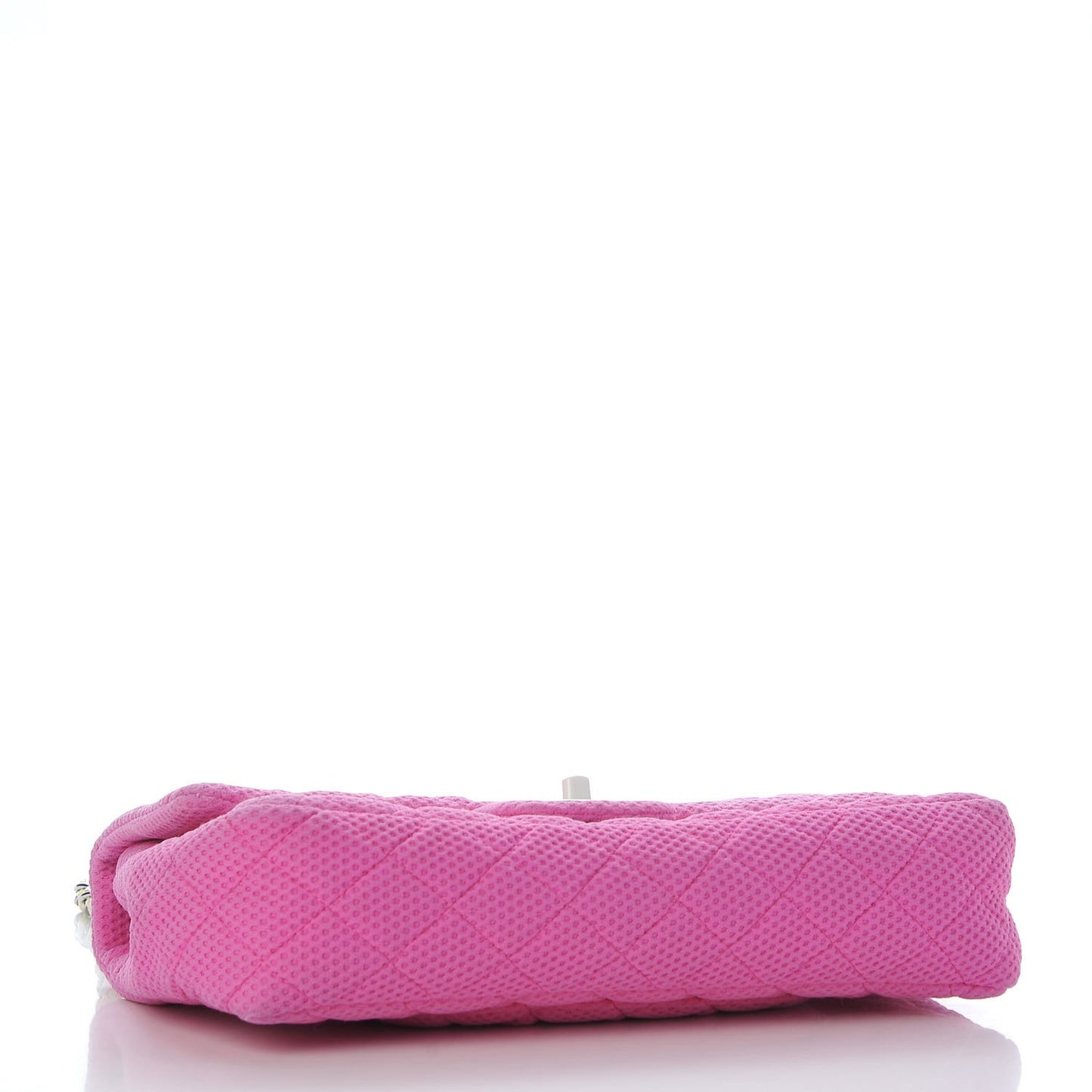 Neoprene Quilted Medium Single Flap Pink
