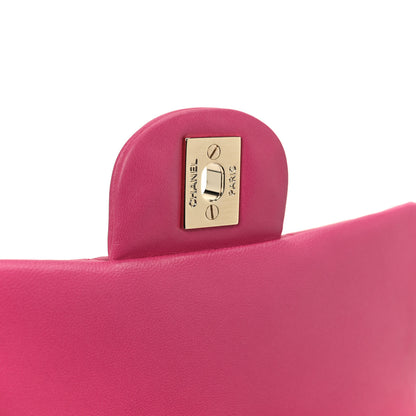 Chanel Lambskin Quilted Mini Rectangular Flap Pink 7 of 11