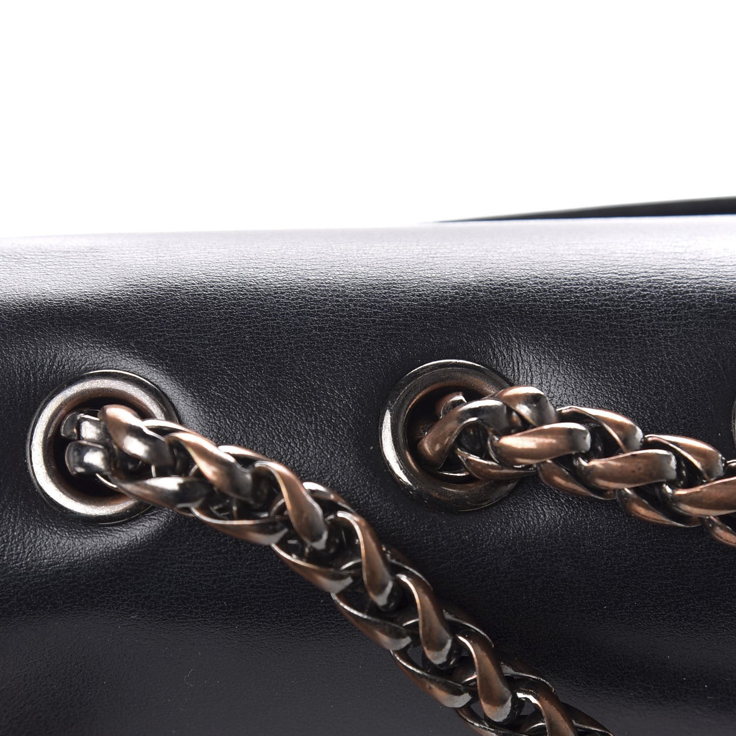 Calfskin Small Sweety Charity NV Shoulder Bag Black