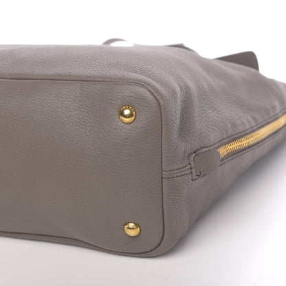 Prada Cervo Deerskin Side Zip Tote Argilla 8 of 8