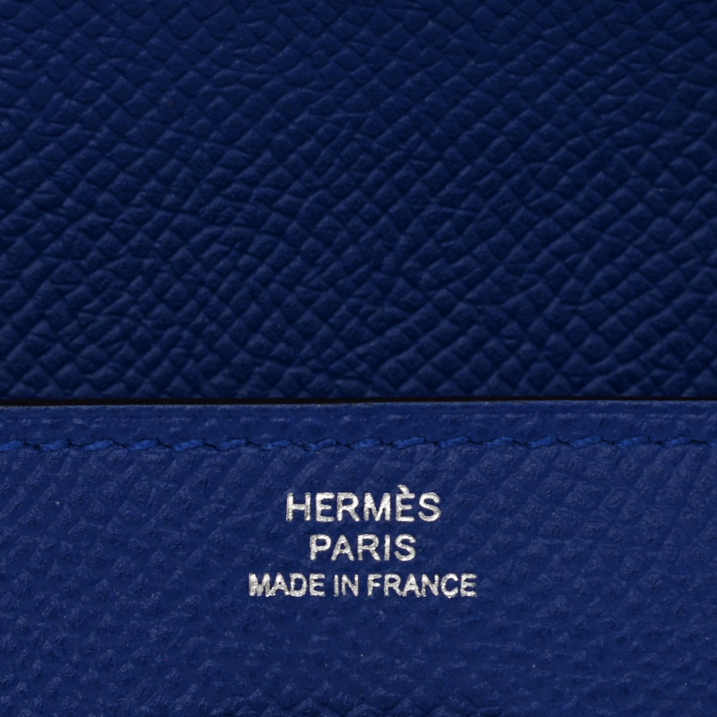 Epsom Kelly Longue Wallet Bleu Electrique