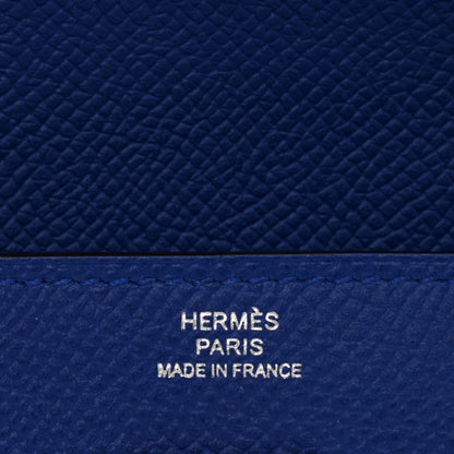 Hermes Epsom Kelly Longue Wallet Bleu Electrique 5 of 6