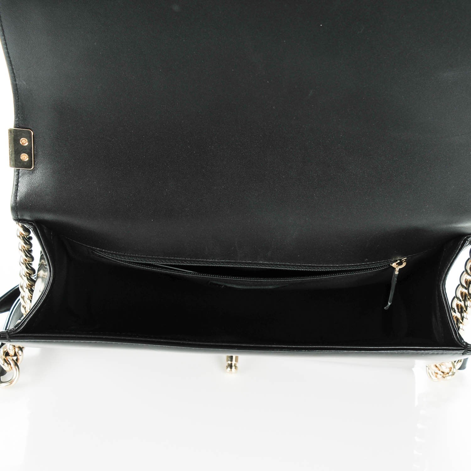 Chanel Iridescent Calfskin Quilted Medium Boy Flap Black 5 of 7