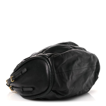 Christian Dior Lambskin Medium Libertine Hobo Black 4 of 11