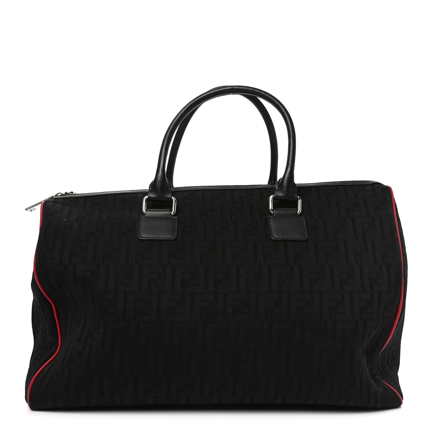 Fendi Mesh  FF 1974 Medium Weekender Black 1 of 9