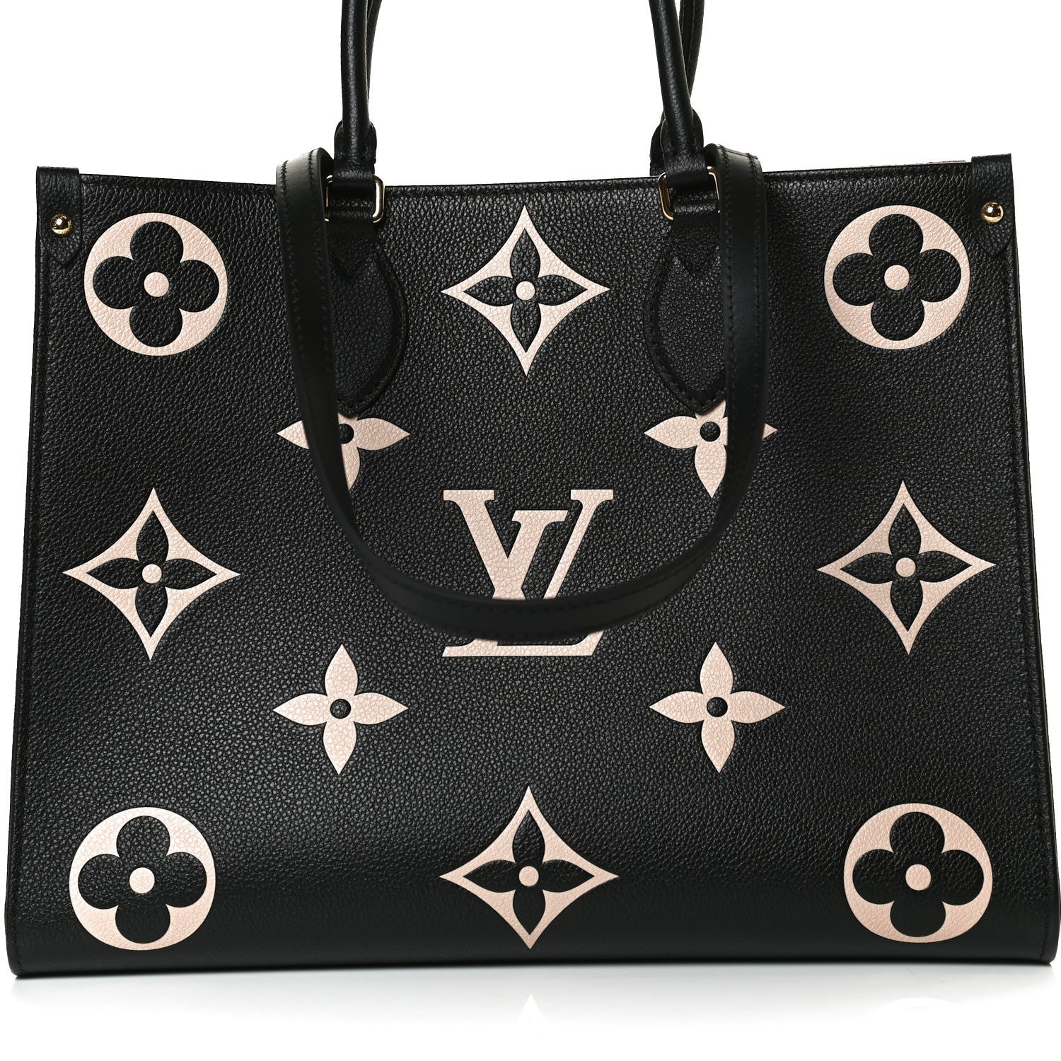 Louis Vuitton Empreinte Monogram Giant Onthego MM Black Beige 6 of 11