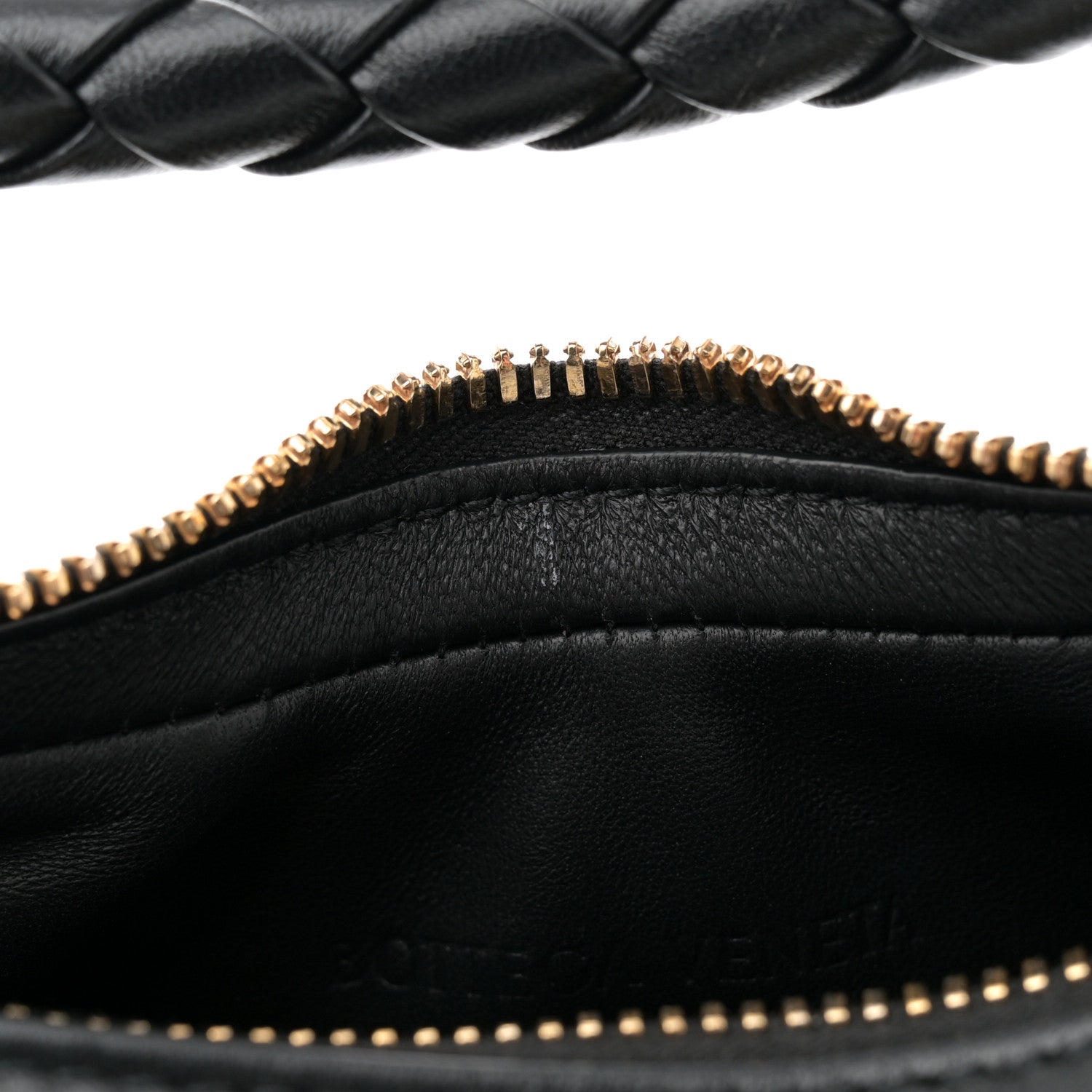 Bottega Veneta Smooth Calfskin Hula Hoop Shoulder Bag Black 11 of 11