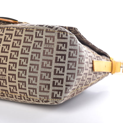Fendi Zucchino Vitello Mama Baguette Mogano Panna Ocra 8 of 9