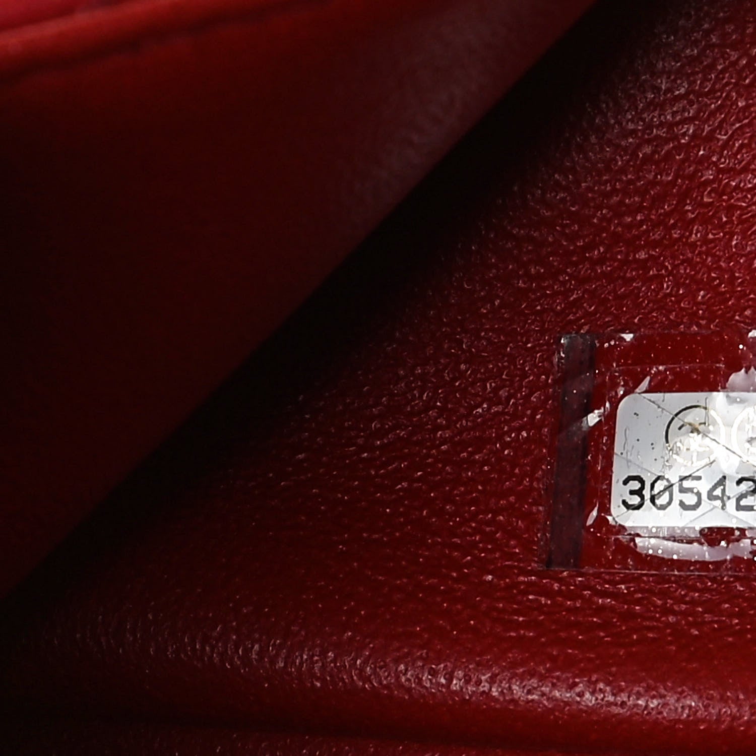 Chanel Lambskin Quilted Mini Rectangular Flap Red 7 of 11