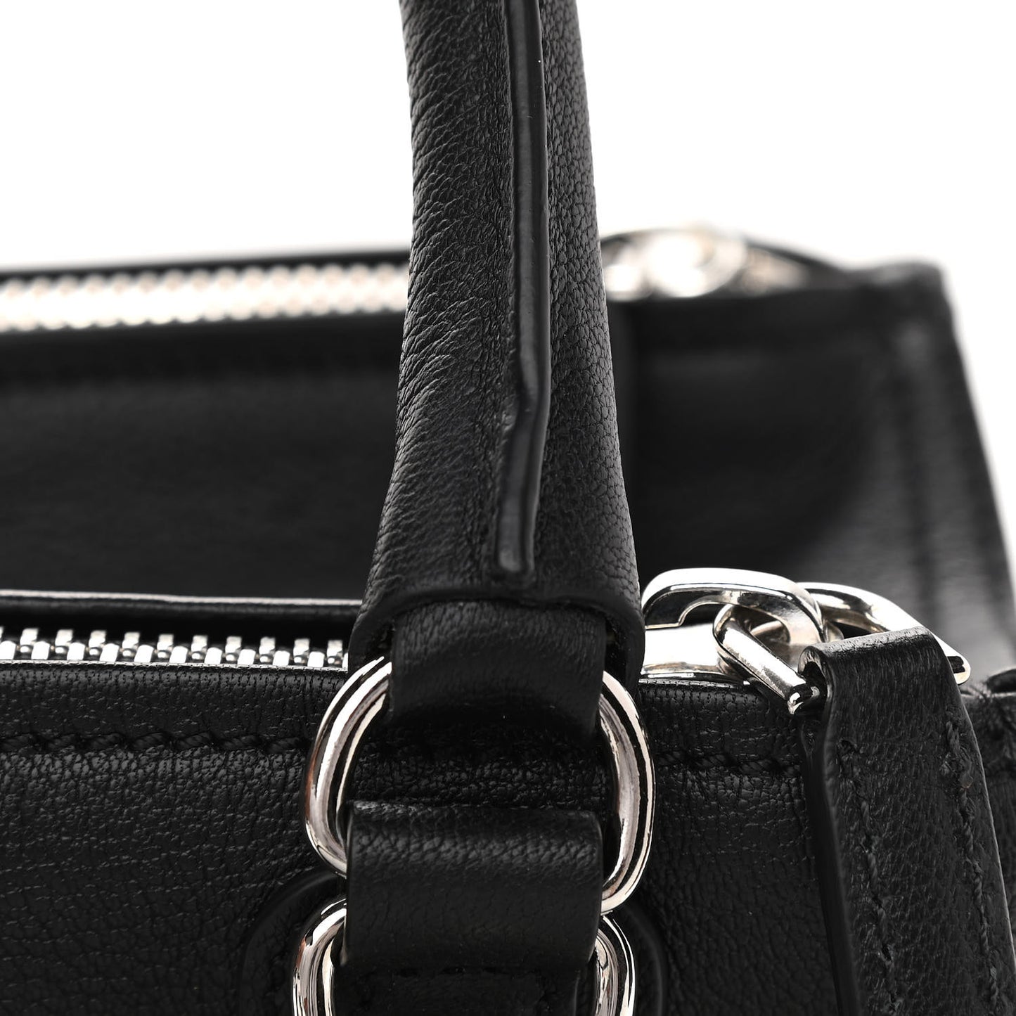 Sugar Goatskin Small Pandora Black